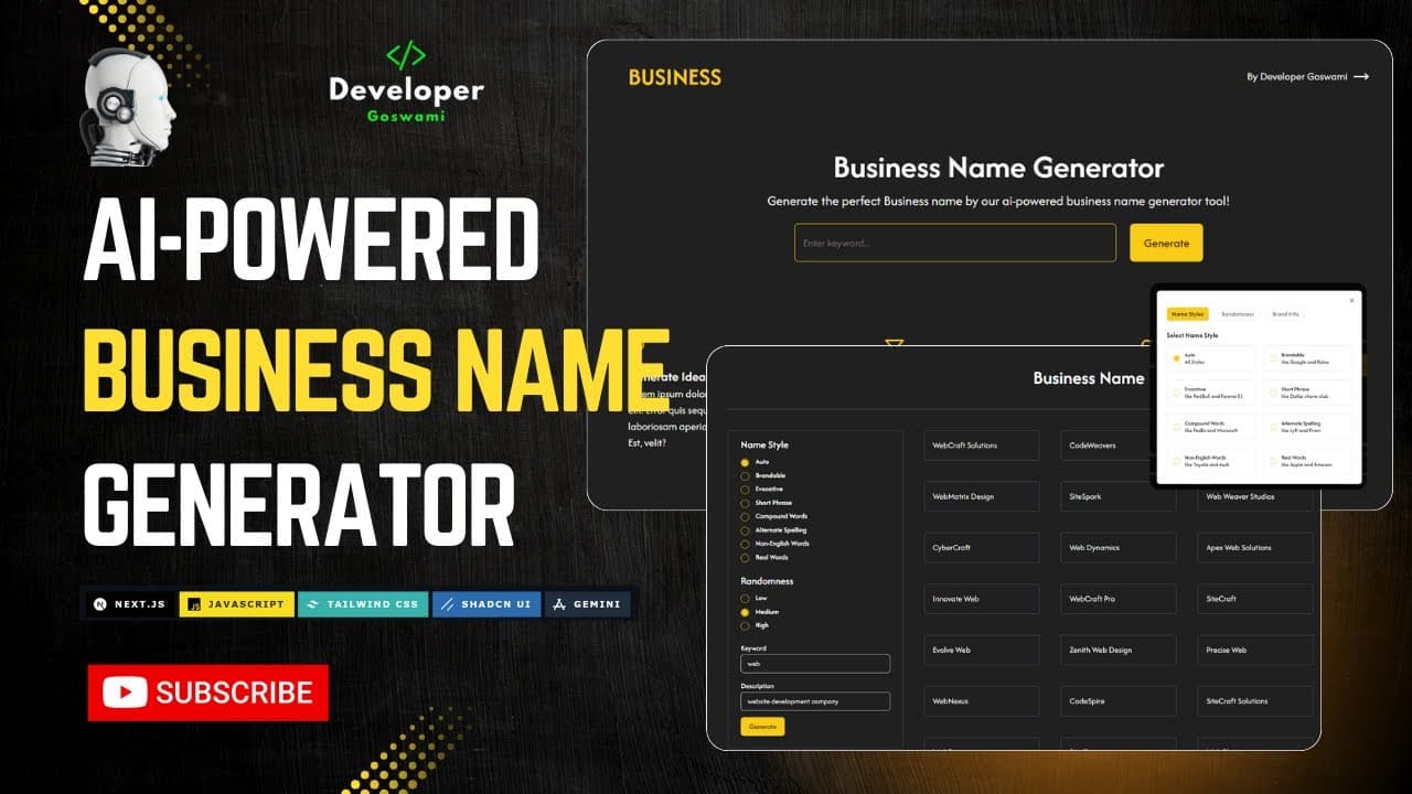AI Business Name Generator